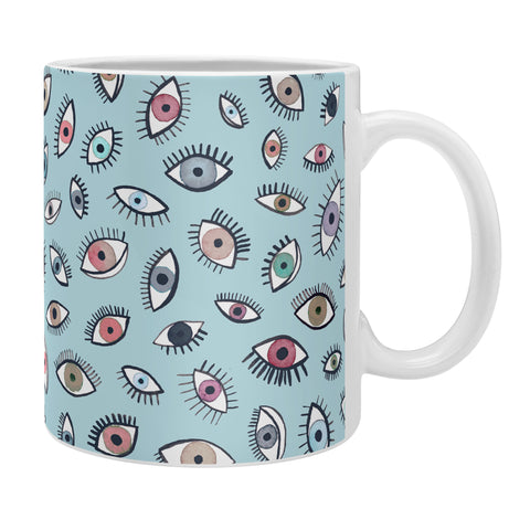 Ninola Design Looking eyes blue Coffee Mug
