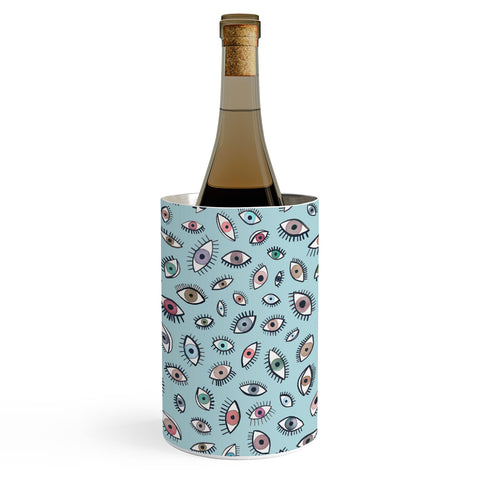 Ninola Design Looking eyes blue Wine Chiller