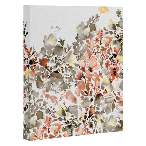 Ninola Design Magic summery flowers Terracota Art Canvas