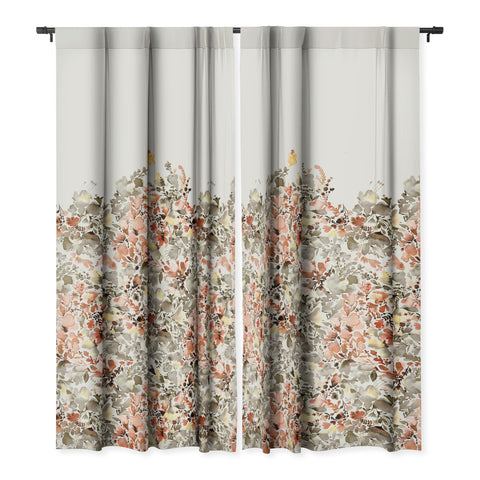 Ninola Design Magic summery flowers Terracota Blackout Non Repeat