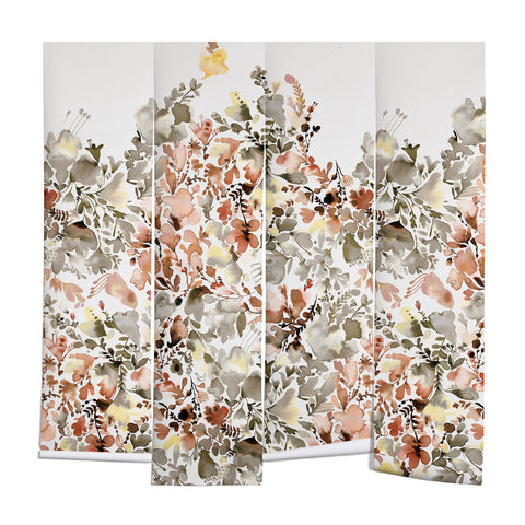 Ninola Design Magic summery flowers Terracota Wall Mural