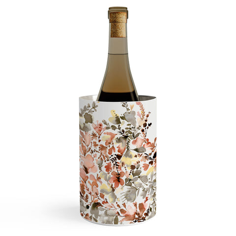 Ninola Design Magic summery flowers Terracota Wine Chiller