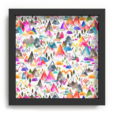 Ninola Design Magical Mountains Simply Modern Recessed Framing Square