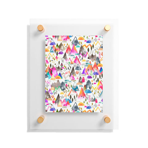Ninola Design Magical Mountains Simply Modern Floating Acrylic Print