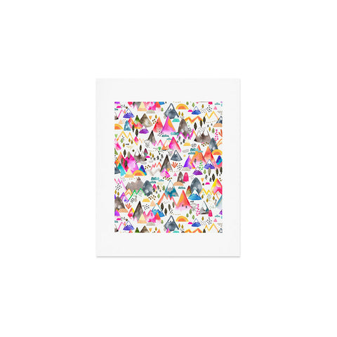 Ninola Design Magical Mountains Simply Modern Art Print