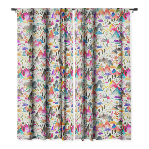 Ninola Design Magical Mountains Simply Modern Blackout Non Repeat