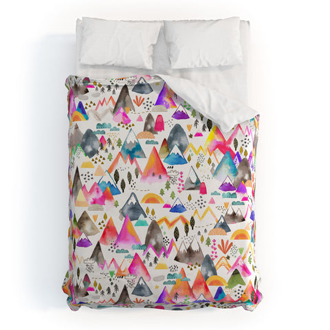 Ninola Design Magical Mountains Simply Modern Duvet Cover