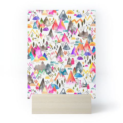 Ninola Design Magical Mountains Simply Modern Mini Art Print