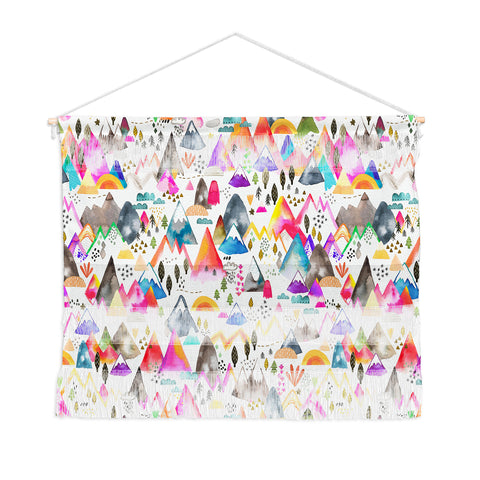 Ninola Design Magical Mountains Simply Modern Wall Hanging Landscape