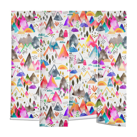 Ninola Design Magical Mountains Simply Modern Wall Mural