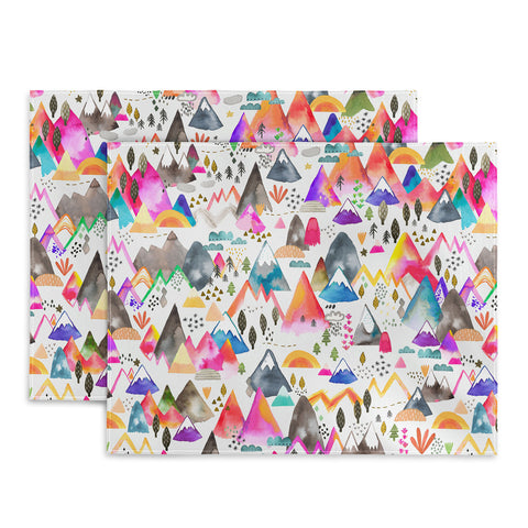 Ninola Design Magical Mountains Simply Modern Placemat