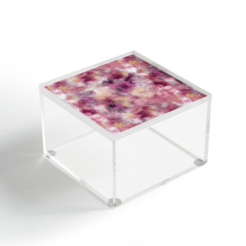 Ninola Design Marble Watercolor Pink Acrylic Box