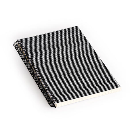 Ninola Design Marker Stripes Black Spiral Notebook