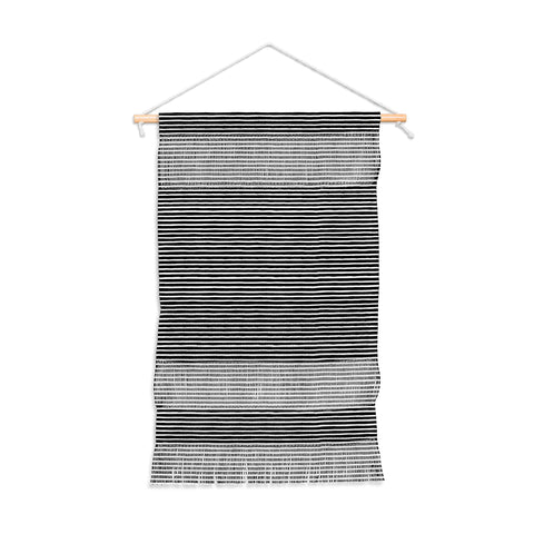 Ninola Design Marker Stripes Black Wall Hanging Portrait