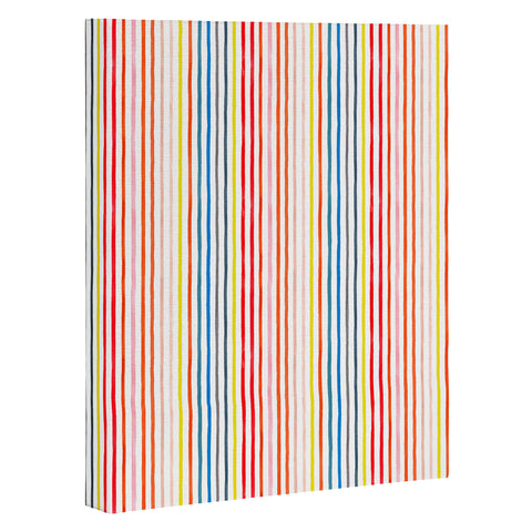 Ninola Design Marker stripes colors Art Canvas