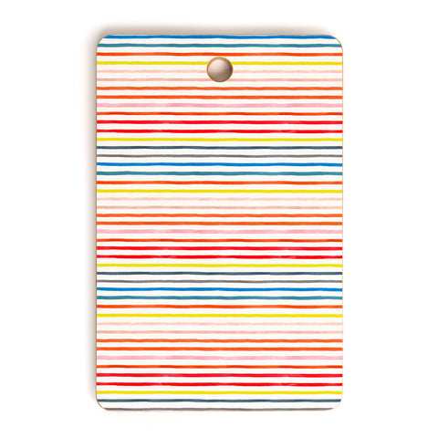 Ninola Design Marker stripes colors Cutting Board Rectangle