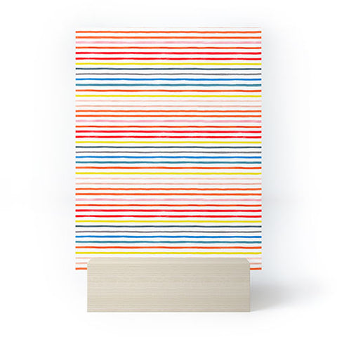Ninola Design Marker stripes colors Mini Art Print
