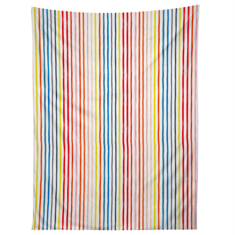 Ninola Design Marker stripes colors Tapestry