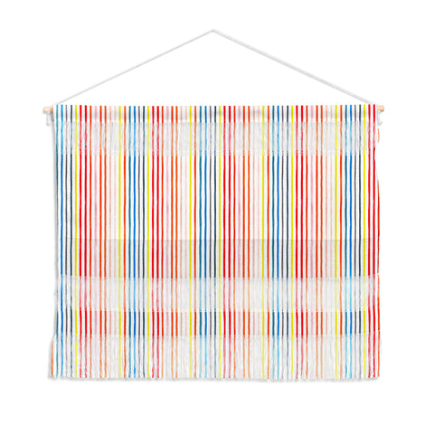 Ninola Design Marker stripes colors Wall Hanging Landscape