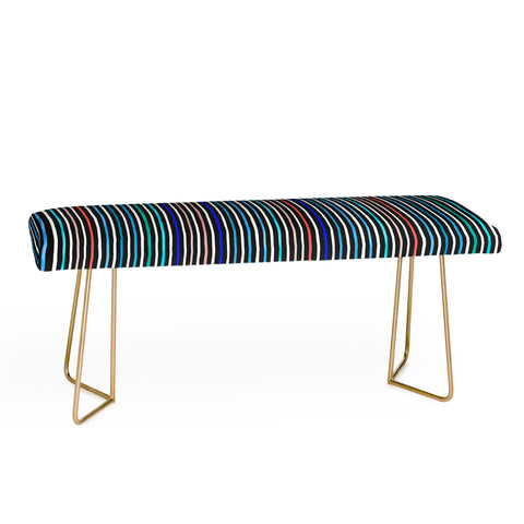 Ninola Design Marker stripes navy Bench