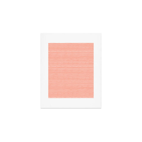 Ninola Design Marker Stripes Pink Art Print