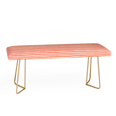 Ninola Design Marker Stripes Red Bench