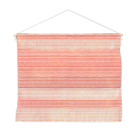 Ninola Design Marker Stripes Red Wall Hanging Landscape
