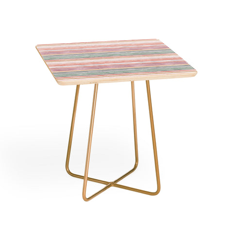 Ninola Design Marker stripes Terracota Side Table