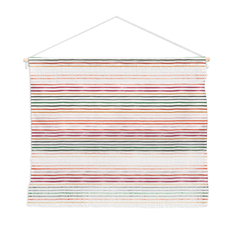 Ninola Design Marker stripes Terracota Wall Hanging Landscape