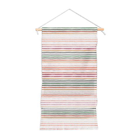 Ninola Design Marker stripes Terracota Wall Hanging Portrait
