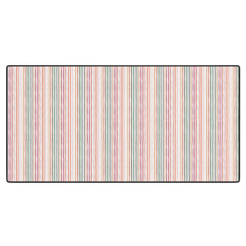 Ninola Design Marker stripes Terracota Desk Mat