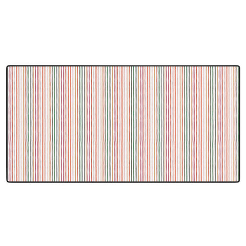 Ninola Design Marker stripes Terracota Desk Mat