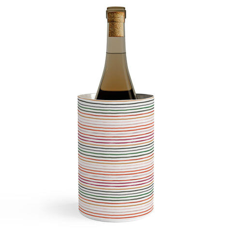 Ninola Design Marker stripes Terracota Wine Chiller