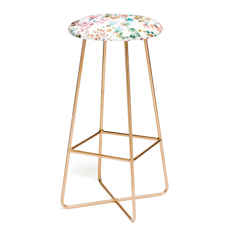 Ninola Design Meadow Copper blue Bar Stool