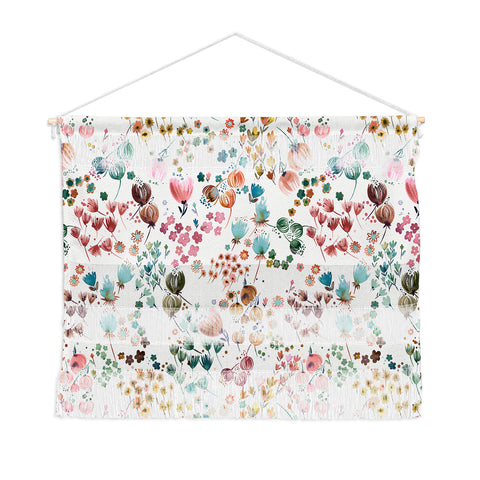 Ninola Design Meadow Copper blue Wall Hanging Landscape