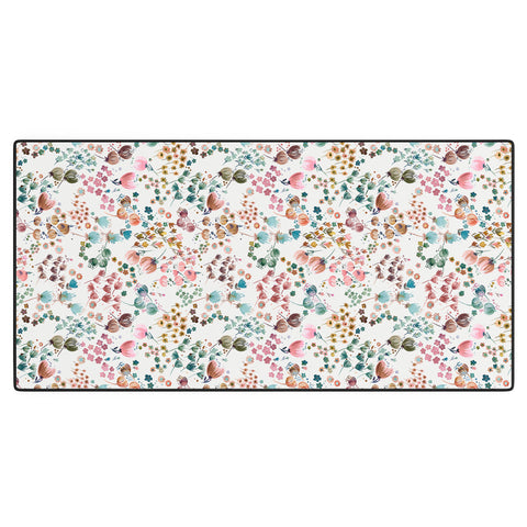 Ninola Design Meadow Copper blue Desk Mat