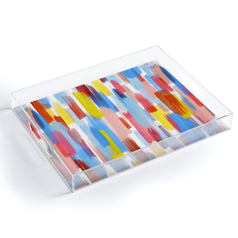 Ninola Design Memories color strokes Acrylic Tray