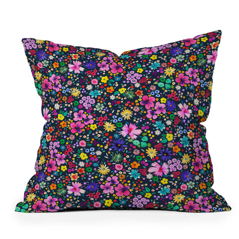 Ninola Design Millefleurs Simply Modern Throw Pillow
