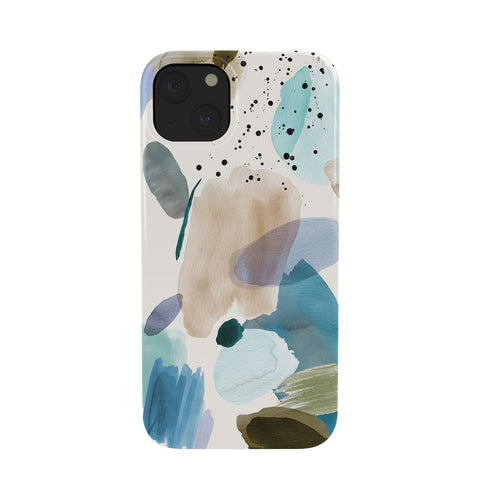 Ninola Design Mineral Abstract Blue Sea Phone Case