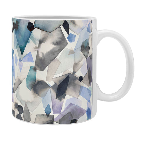 Ninola Design Mineral Crystals Gems Blue Coffee Mug