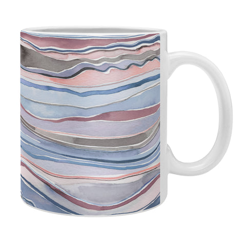 Ninola Design Mineral layers Pink blue Coffee Mug