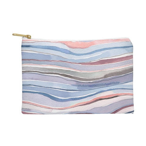 Ninola Design Mineral layers Pink blue Pouch