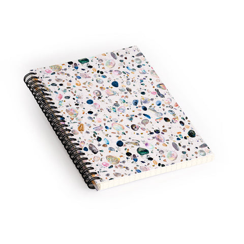 Ninola Design Mineral terrazzo Spiral Notebook