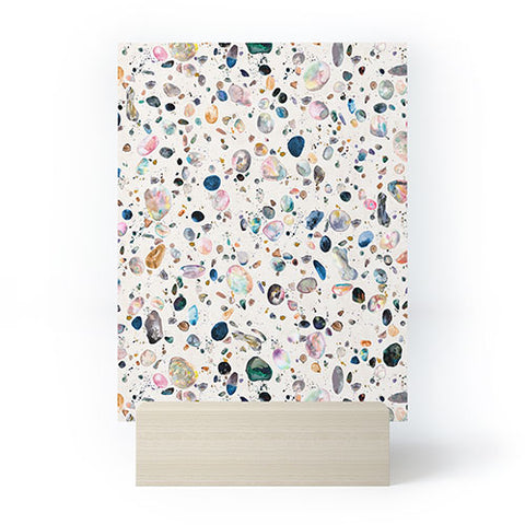 Ninola Design Mineral terrazzo Mini Art Print