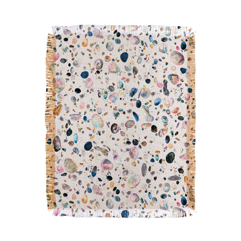 Ninola Design Mineral terrazzo Throw Blanket