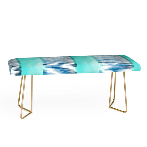 Ninola Design Minimal stripes blue Bench