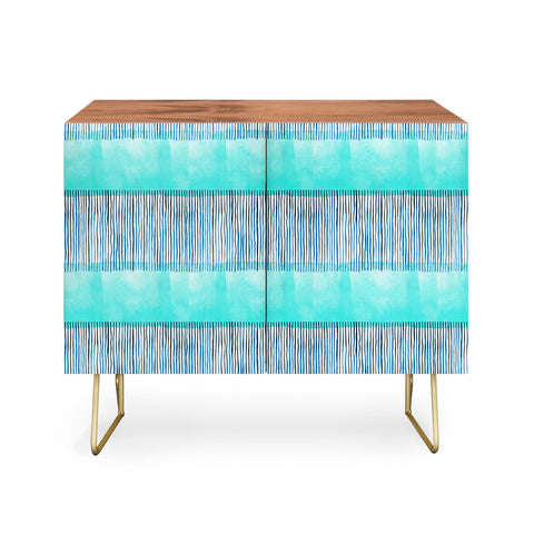Ninola Design Minimal stripes blue Credenza