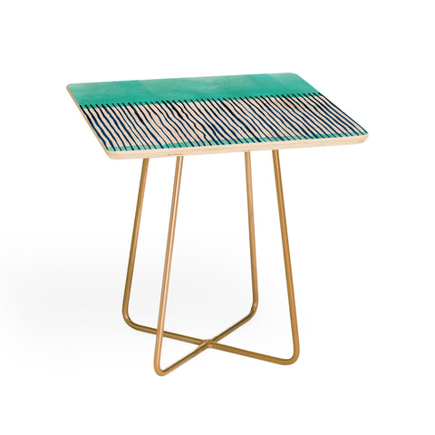 Ninola Design Minimal stripes blue Side Table