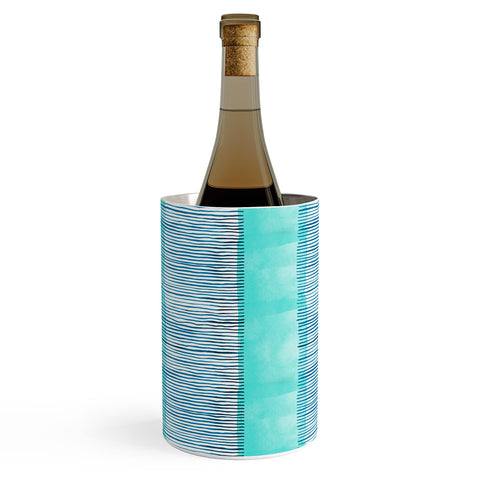 Ninola Design Minimal stripes blue Wine Chiller