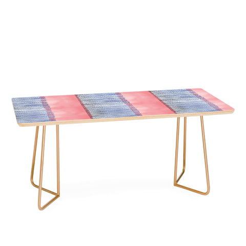 Ninola Design Minimal stripes pink Coffee Table